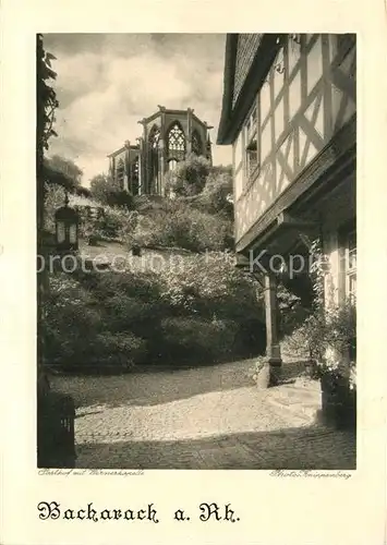 AK / Ansichtskarte Bacharach Rhein Posthof Wernerkapelle Kat. Bacharach