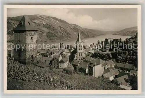 AK / Ansichtskarte Bacharach Rhein Panorama Kat. Bacharach