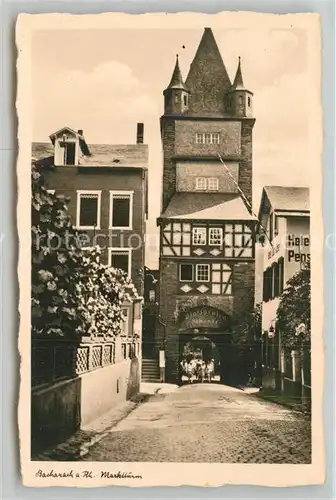 AK / Ansichtskarte Bacharach Rhein Marktturm Kat. Bacharach