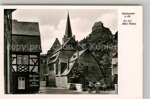 AK / Ansichtskarte Bacharach Rhein Weinstube an der alten Muehle Kat. Bacharach