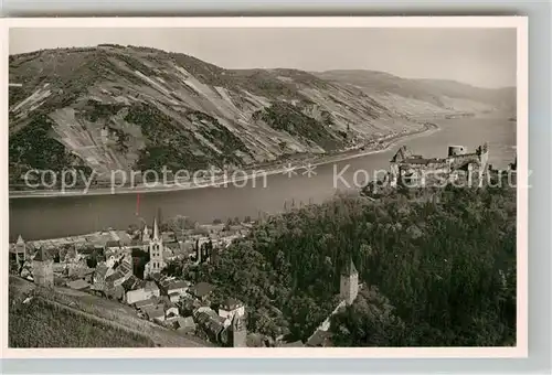 AK / Ansichtskarte Bacharach Rhein Panorama Burg Stahleck Kat. Bacharach