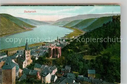 AK / Ansichtskarte Bacharach Rhein Panorama Kat. Bacharach