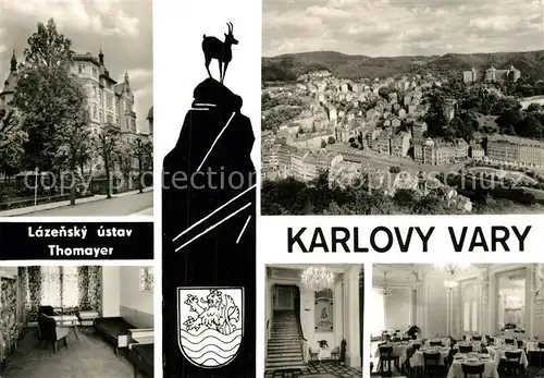 AK / Ansichtskarte Karlovy Vary Lazenske domy  Kat. Karlovy Vary Karlsbad