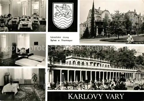AK / Ansichtskarte Karlovy Vary Lazenske domy Kat. Karlovy Vary Karlsbad