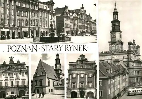 AK / Ansichtskarte Poznan Posen Stary Rynek Kat. Poznan