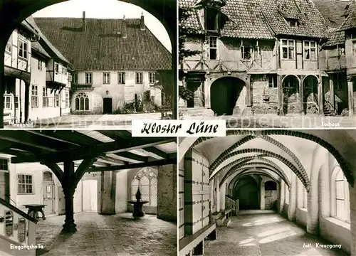 AK / Ansichtskarte Lueneburg Kloster Luene Torhaus Kreuzgang Innenhof  Kat. Lueneburg