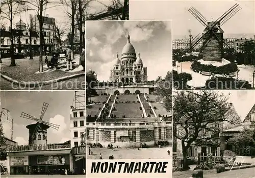 AK / Ansichtskarte Paris Montmartre Basilique Sacre Coeur  Kat. Paris