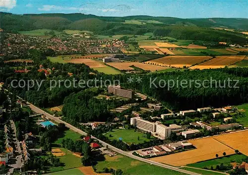 AK / Ansichtskarte Bad Driburg Kurpark Kliniken Fliegeraufnahme Kat. Bad Driburg