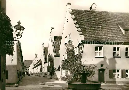 AK / Ansichtskarte Augsburg Fuggerei Wohnsiedlung aelteste soziale Siedlung der Welt Kat. Augsburg