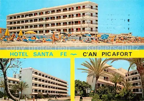 AK / Ansichtskarte Can Picafort Mallorca Hotel Santa Fe Kat. Spanien