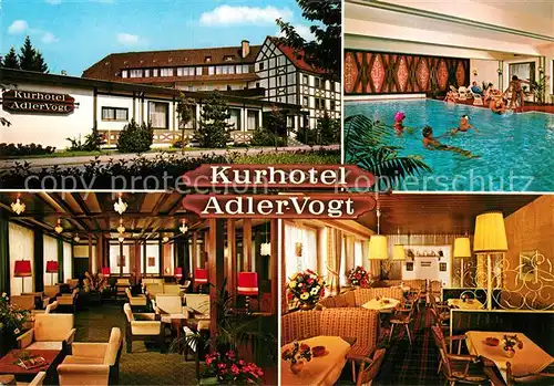 AK / Ansichtskarte Bad Woerishofen Kurhotel Adler Vogt Schwimmbad Kat. Bad Woerishofen