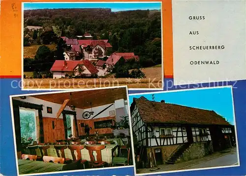 AK / Ansichtskarte Odenwald Scheuerberg Gasthaus zum Steinschloss