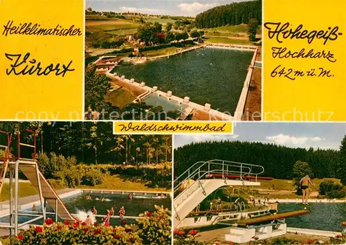 AK / Ansichtskarte Hohegeiss Harz Freibad  Kat. Braunlage