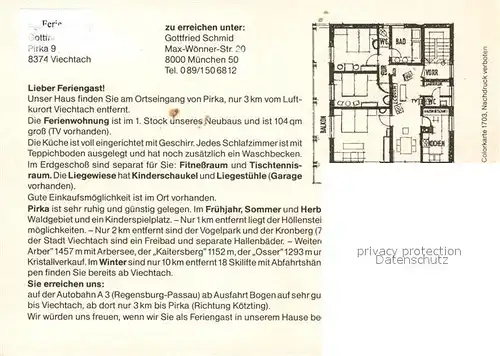 AK / Ansichtskarte Pirka Steinkirchen Pension Gottfried Schmid Kat. Steinkirchen