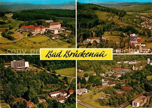 AK / Ansichtskarte Bad Brueckenau Fliegeraufnahmen Volkersberg Regena Sanatorium Park Kurheim Kurgebiet Sinntal Kat. Bad Brueckenau