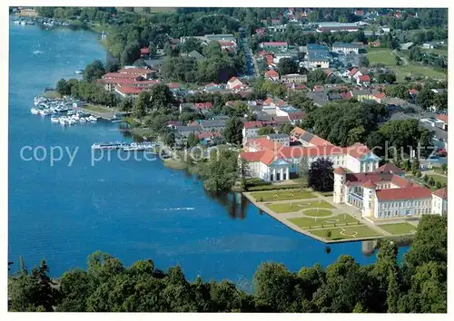 AK / Ansichtskarte Rheinsberg Fliegeraufnahme Schloss am Grienericksee Kat. Rheinsberg