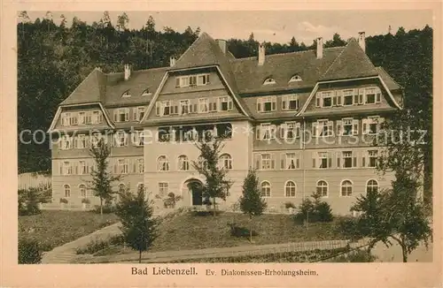AK / Ansichtskarte Bad Liebenzell Evangelische Diakonissen Erholungsheim  Kat. Bad Liebenzell