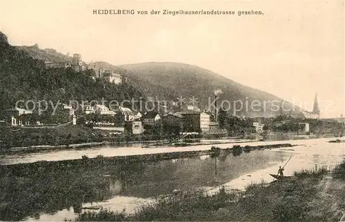 AK / Ansichtskarte Heidelberg Neckar Blick von der Ziegelhauslandstrasse Kat. Heidelberg