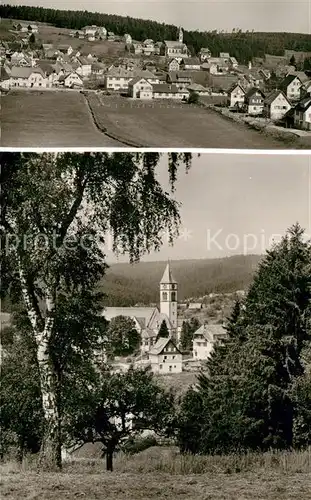 AK / Ansichtskarte Luetzenhardt Gesamtansicht Kirche  Kat. Waldachtal