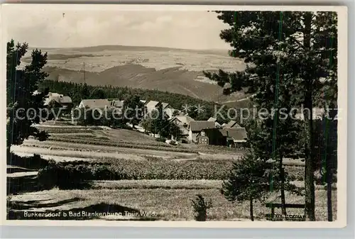 AK / Ansichtskarte Burkersdorf Saalfelder Hoehe Panorama