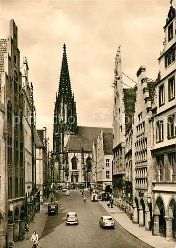 AK / Ansichtskarte Muenster Westfalen Prinzipalmarkt  Kat. Muenster