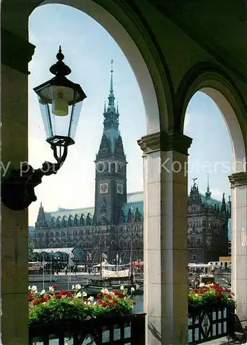 AK / Ansichtskarte Hamburg Rathaus Arkaden Kat. Hamburg