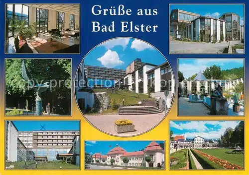 AK / Ansichtskarte Bad Elster Vogtland Klinik Bademuseum Albertbad Badeplatz Kat. Bad Elster
