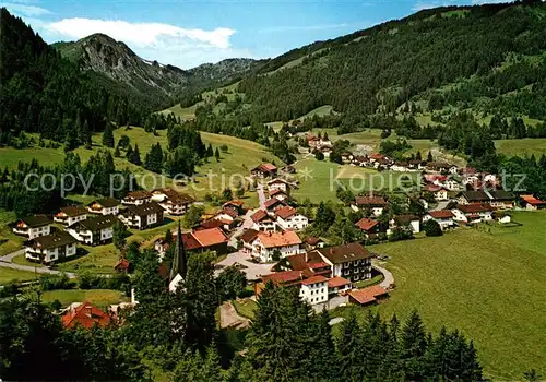 AK / Ansichtskarte Unterjoch Panorama mit Blich zum Spiesser und Wertacher Hoernle Allgaeuer Alpen Tanner Karte Nr 7582 Kat. Bad Hindelang