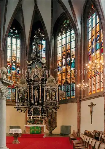 AK / Ansichtskarte Mittweida Stadtkirche Unser Lieben Frauen 15. Jhdt. Altar Kat. Mittweida