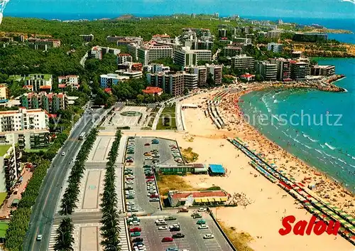 AK / Ansichtskarte Salou Tarragona Fliegeraufnahme mit Strand Kat. Tarragona Costa Dorada