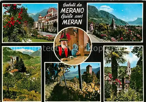 AK / Ansichtskarte Merano Suedtirol Schloss Kurpromenade Kat. Merano