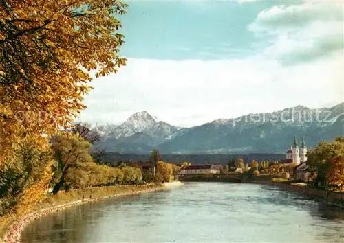 AK / Ansichtskarte Villach Kaernten mit Kreuzkirche und Karawanken Kat. Villach