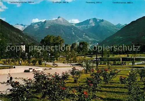 AK / Ansichtskarte Bad Hofgastein Kurpark mit Hohen Tauern Kat. Bad Hofgastein