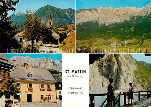 AK / Ansichtskarte St Martin Grimming Kammspitze Gasthof Mayer Salza Stausee Kat. St Martin am Grimming