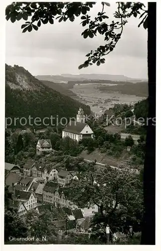 AK / Ansichtskarte Oberndorf Neckar Teilansicht Kirche Kat. Oberndorf am Neckar