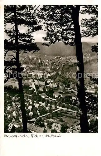 AK / Ansichtskarte Oberndorf Neckar Blick von der Schillerhoehe Kat. Oberndorf am Neckar