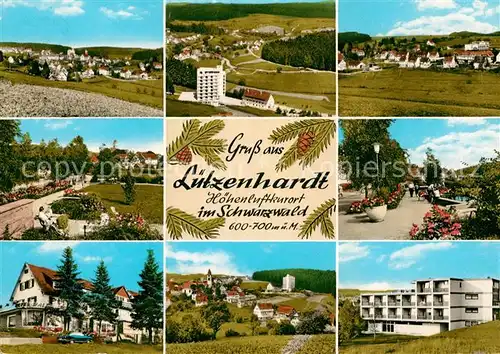 AK / Ansichtskarte Luetzenhardt Kurpark Teilansicht Hochhaus  Kat. Waldachtal