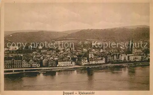 AK / Ansichtskarte Boppard Rhein Panorama Kat. Boppard