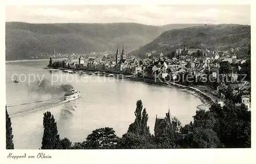 AK / Ansichtskarte Boppard Rhein Panorama Kat. Boppard