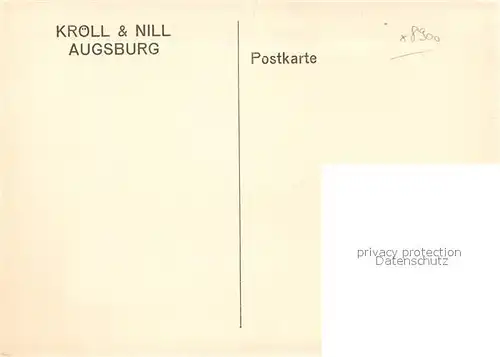 AK / Ansichtskarte Augsburg Knoell und Nill Tapete Kat. Augsburg