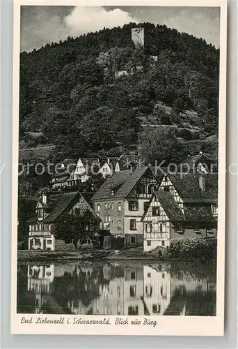 AK / Ansichtskarte Bad Liebenzell Stadtansicht mit Burg Kat. Bad Liebenzell