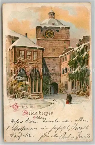 AK / Ansichtskarte Heidelberg Neckar Schlosstor  Kat. Heidelberg