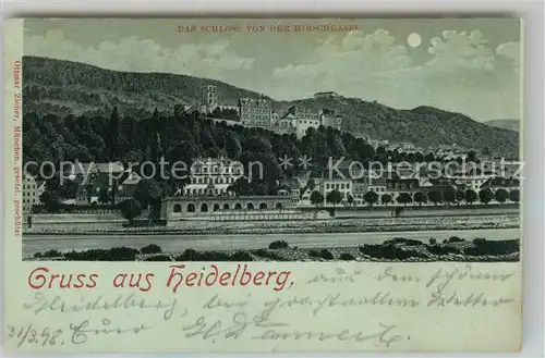 AK / Ansichtskarte Heidelberg Neckar Panorama  Kat. Heidelberg