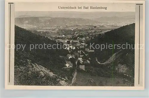 AK / Ansichtskarte Unterwirbach Panorama Kat. Saalfelder Hoehe