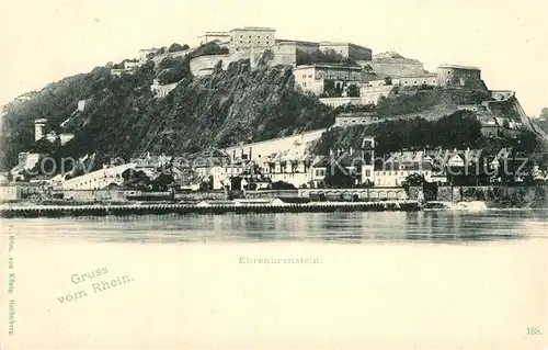 AK / Ansichtskarte Koblenz Rhein Festung Ehrenbreitstein Kat. Koblenz