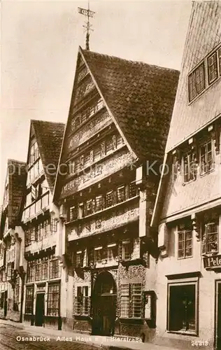 AK / Ansichtskarte Osnabrueck Altes Haus an der Bierstrasse Kat. Osnabrueck