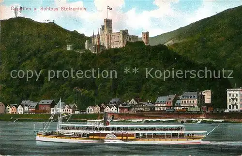 AK / Ansichtskarte Koblenz Rhein Kapellen und Schloss Stolzenfels Kat. Koblenz