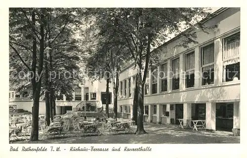 AK / Ansichtskarte Bad Rothenfelde Kurhaus Terrasse und Konzerthalle Kat. Bad Rothenfelde