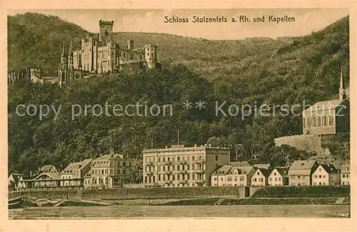 AK / Ansichtskarte Bad Rothenfelde Schloss Stolzenfels und Kapellen Kat. Bad Rothenfelde