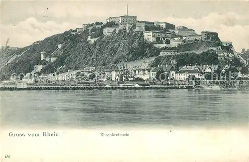 AK / Ansichtskarte Koblenz Rhein Festung Ehrenbreitstein  Kat. Koblenz